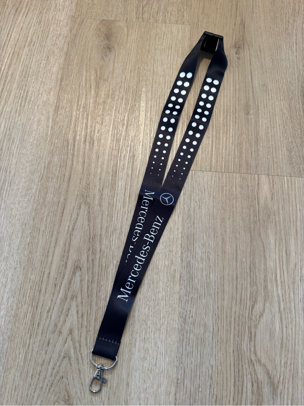 Mercedes-Benz Black Logo Lanyard